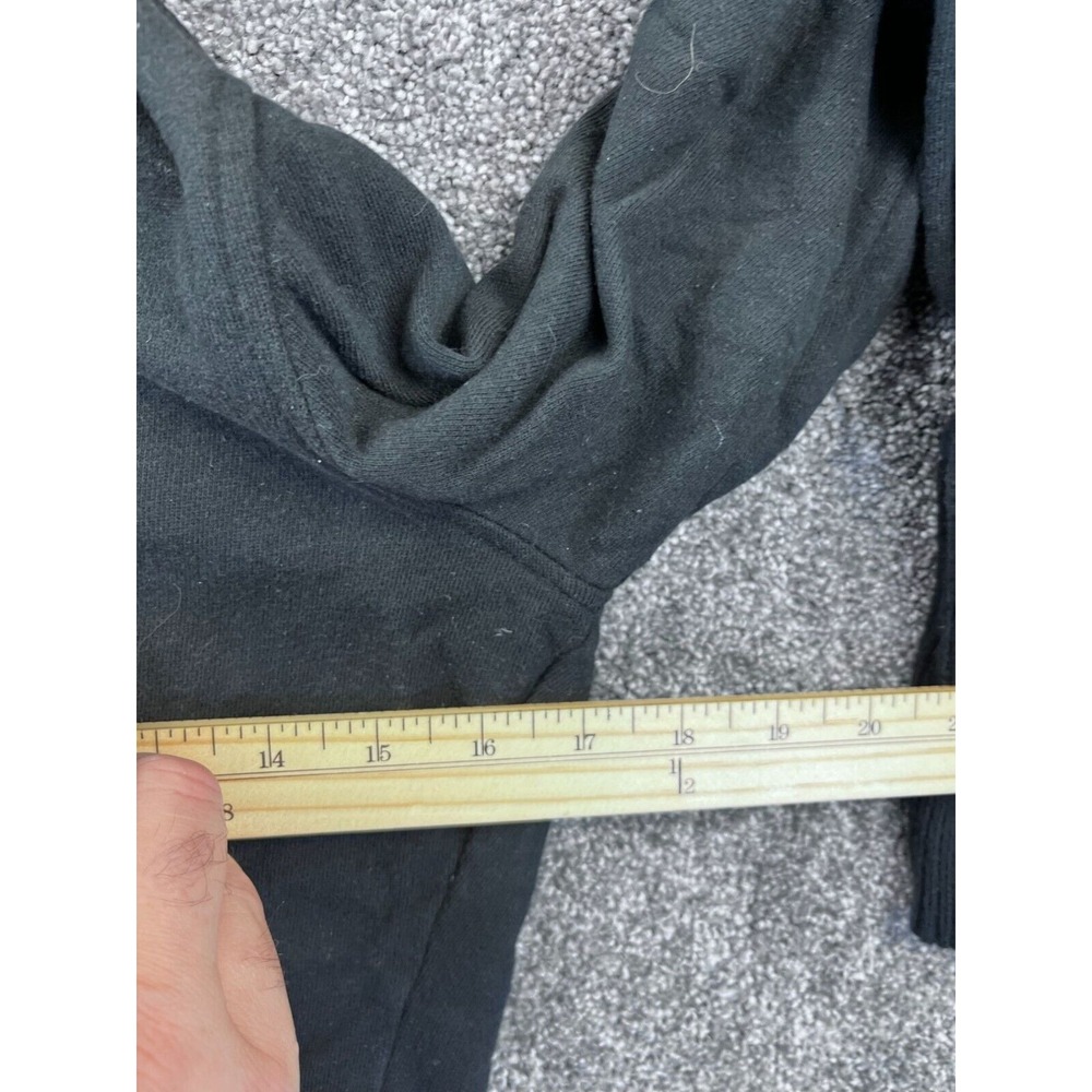 Banana Republic Womens Double Breasted Cropped Hoodie Jacket S Black - Picture 5 of 10